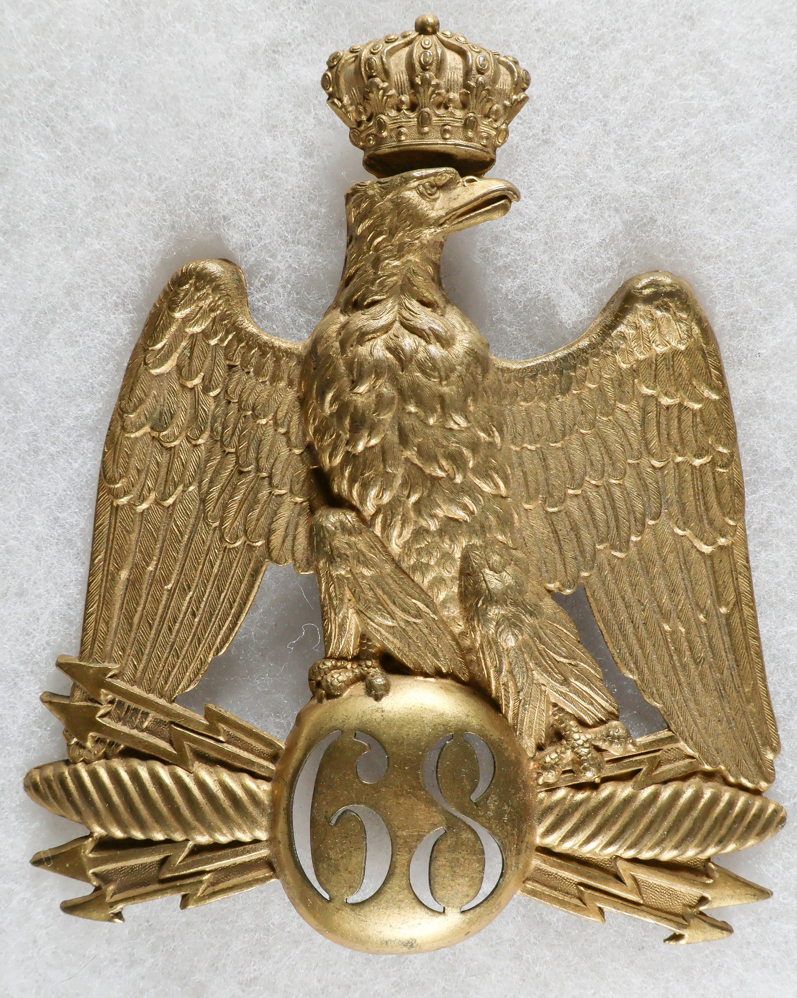 FRENCH ARMY M1854 SHAKO PLATE (1 of 2)