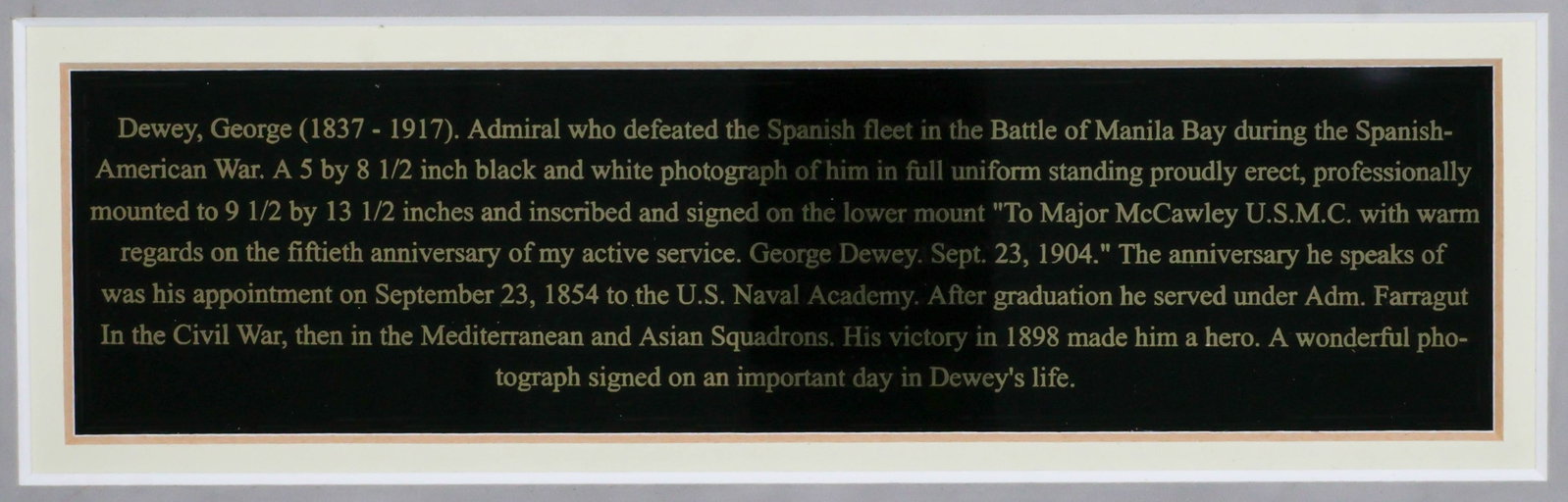 GEORGE DEWEY - 3