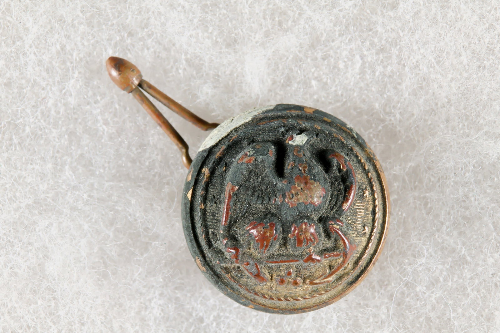 OFFICER’S BUTTON RECOVERED FROM USS MAINE (1 of 8)