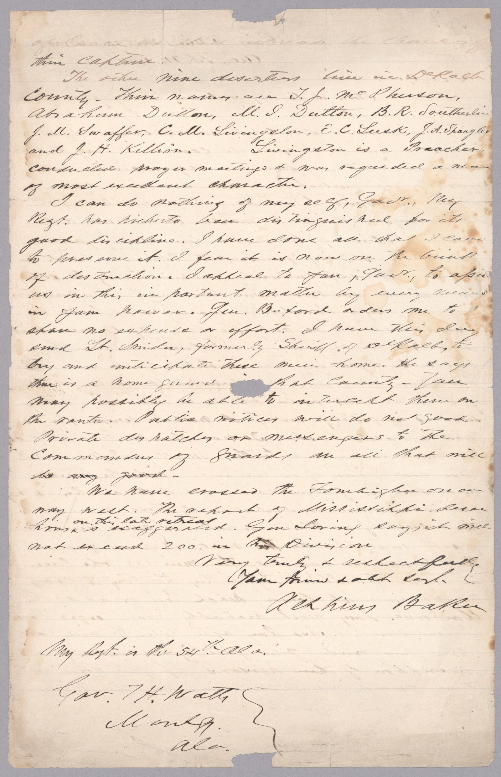 ALPHEUS BAKER - 2