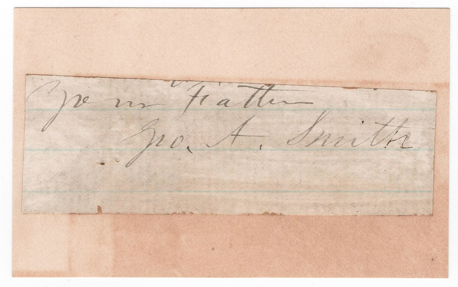 GEORGE AUGUSTUS SMITH III: (1824-1864) Popular and well-liked colonel of the 1st Georgia Battalion, temporarily arrested under orders of Gen. Clement Stevens for arranging a front-line truce following the Battle of Kennesaw
