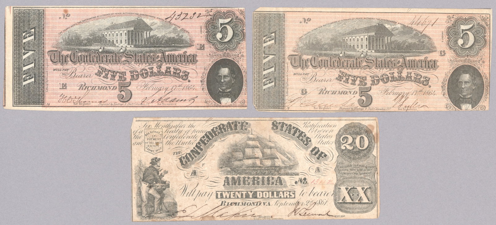 CONFEDERATE CURRENCY (1 of 3)