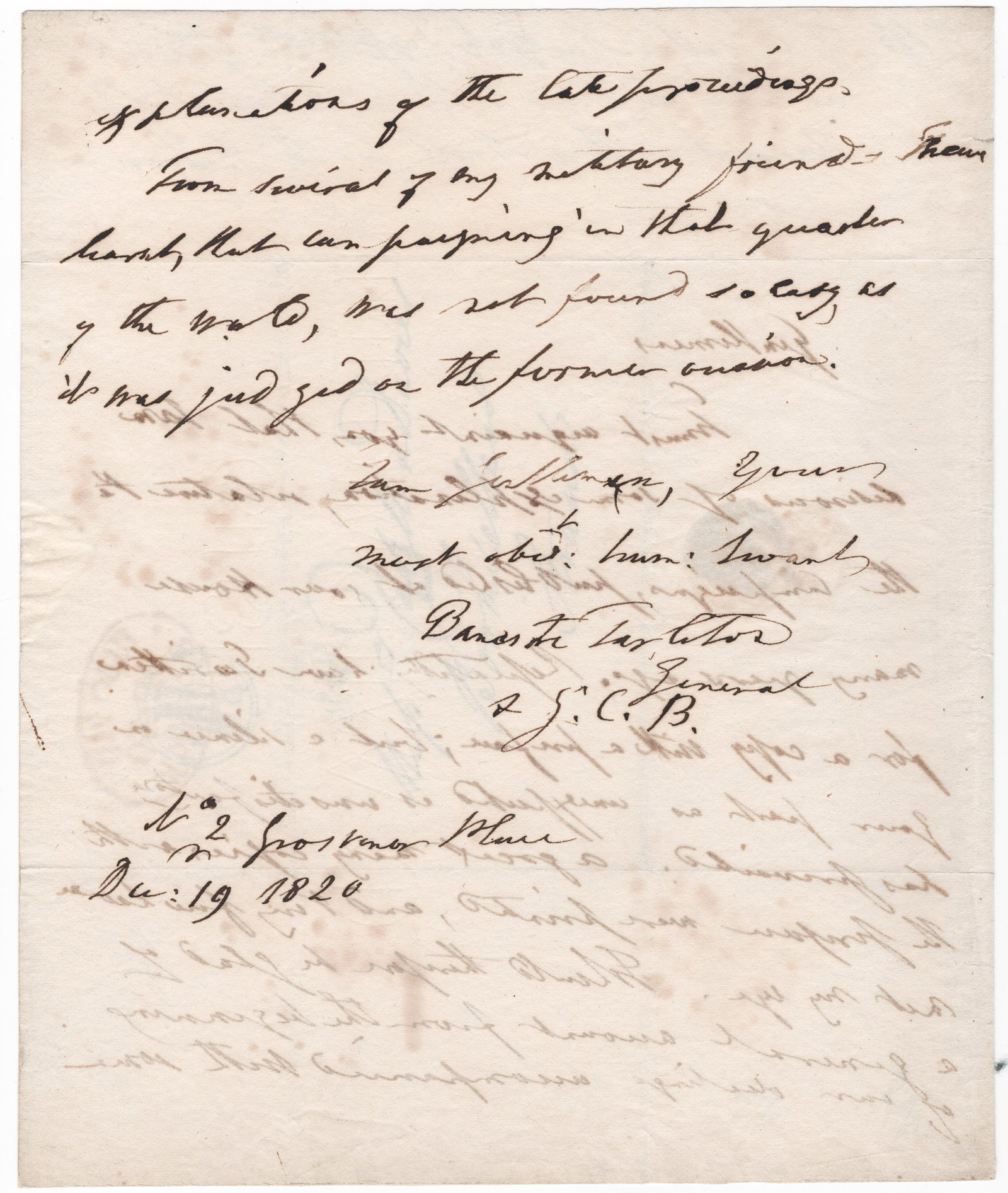 BANASTRE TARLETON - 2