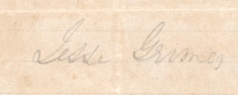 (TEXAS) JESSE GRIMES - 2