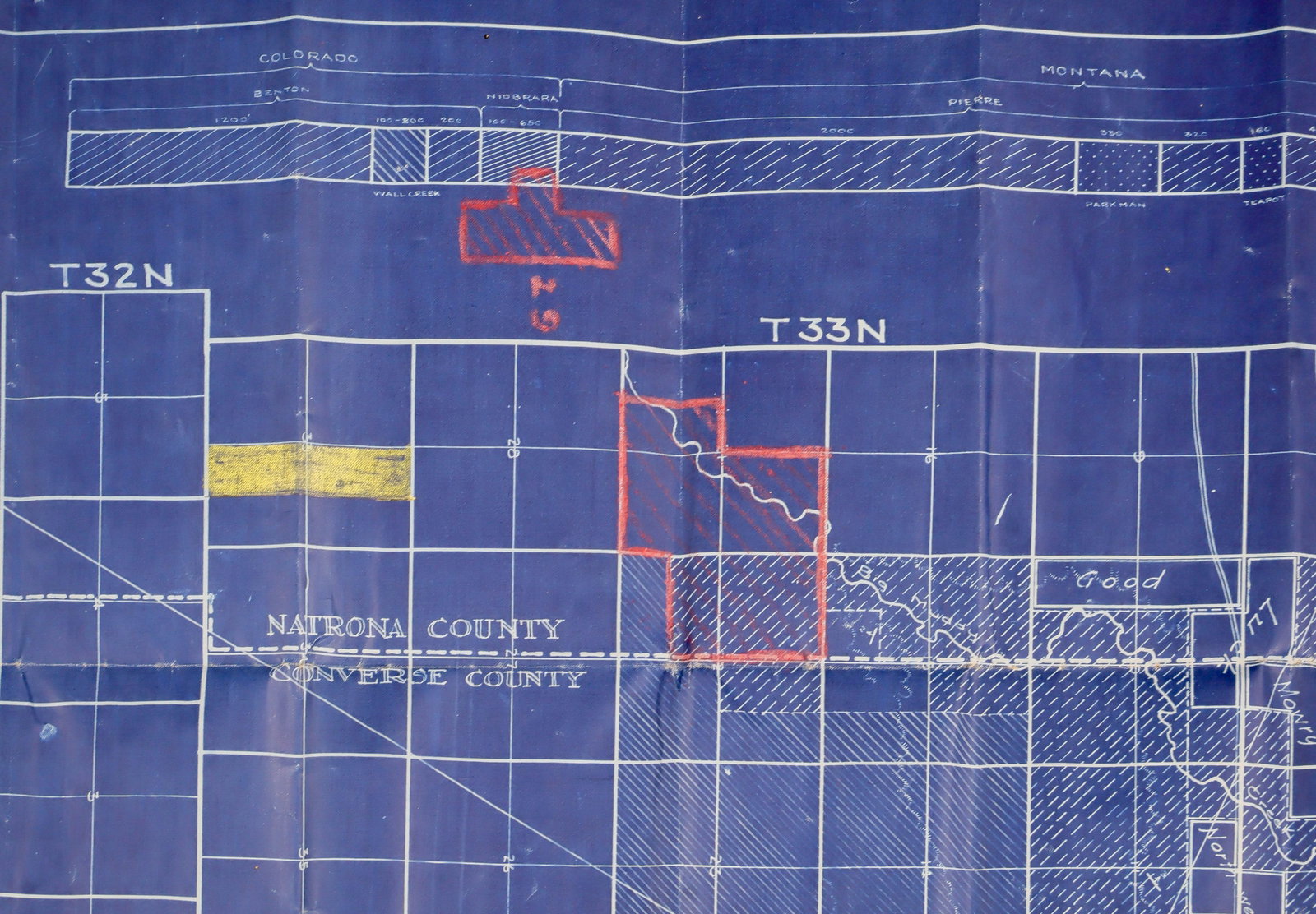 TEAPOT DOME OIL PLOT MAP - 3