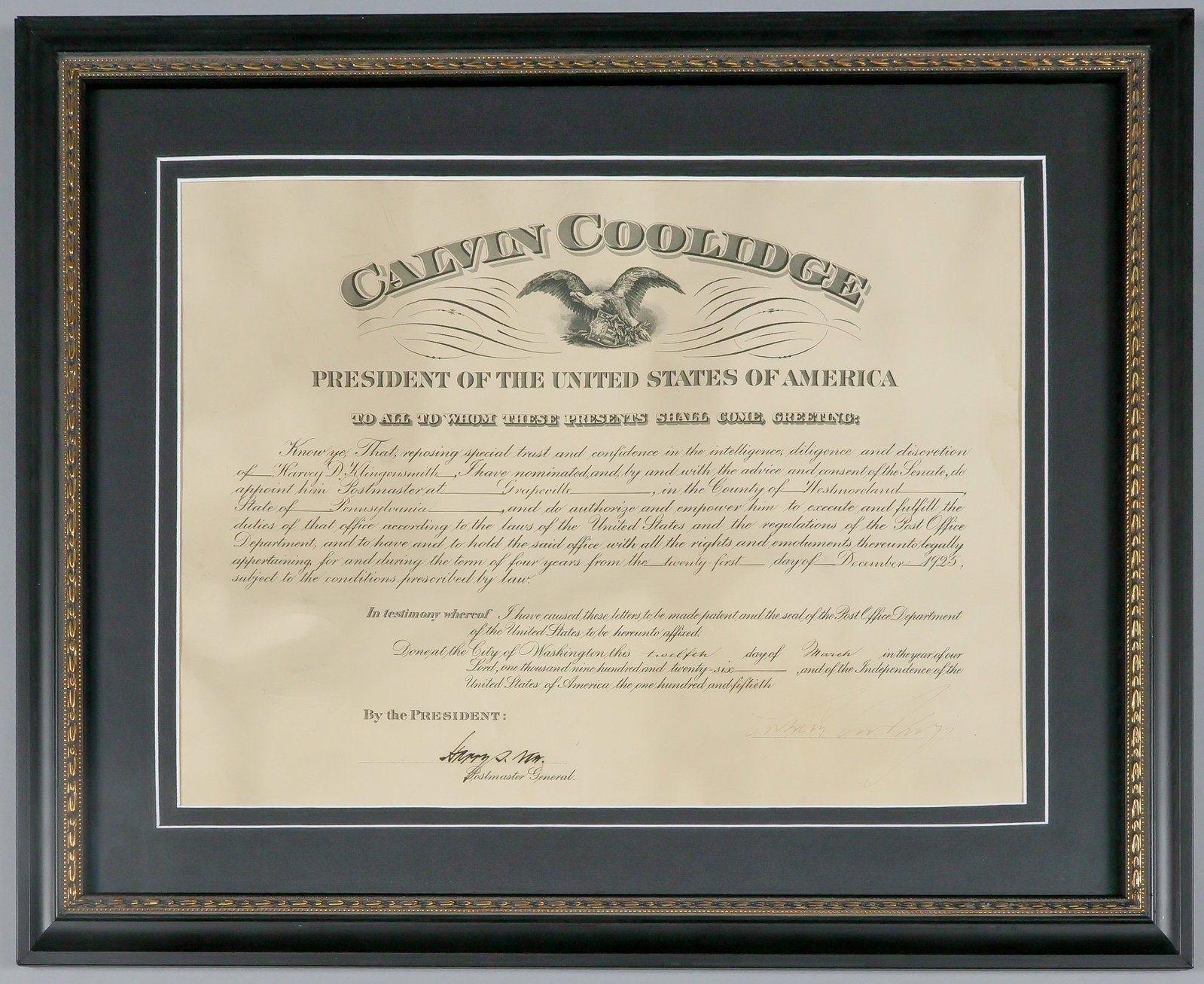 CALVIN COOLIDGE