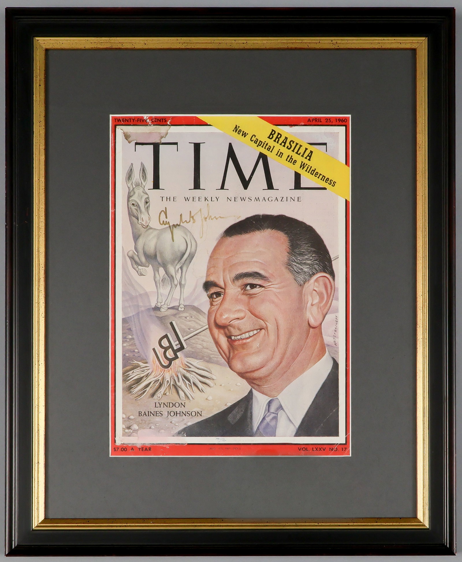 LYNDON B. JOHNSON: (1908-1973) Thirty-sixth President of the United States and creator of the 'Great Society' social welfare programs. America's growing involvement in Vietnam led to his declining a renomination as
