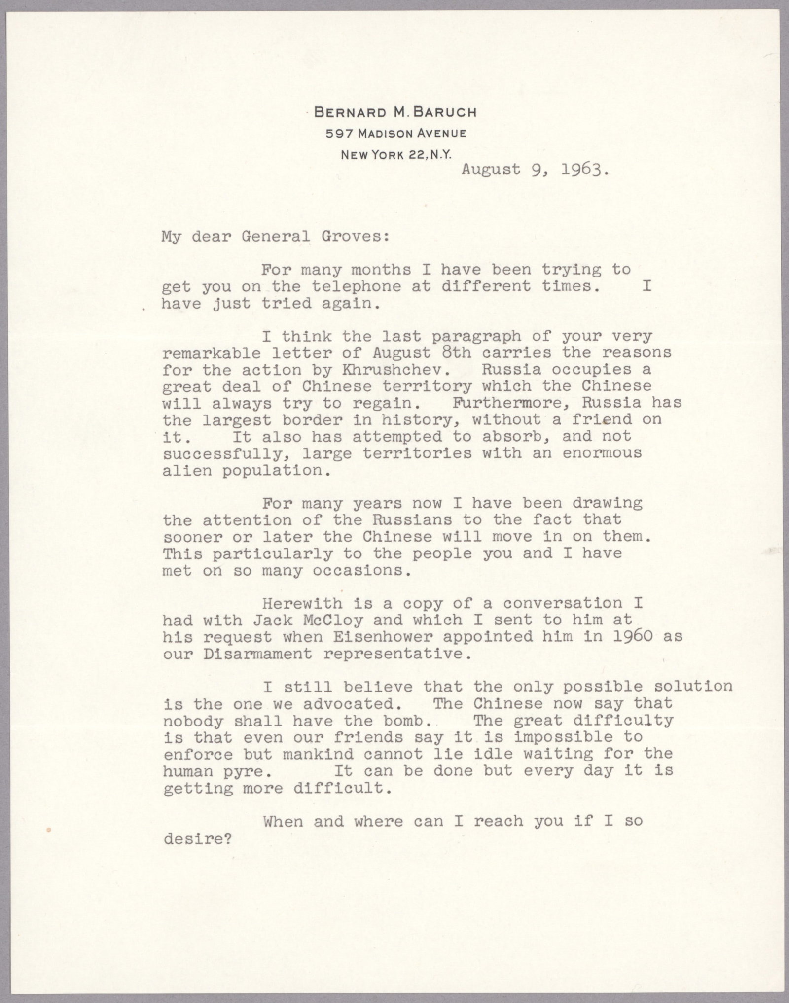BERNARD BARUCH (1 of 3)