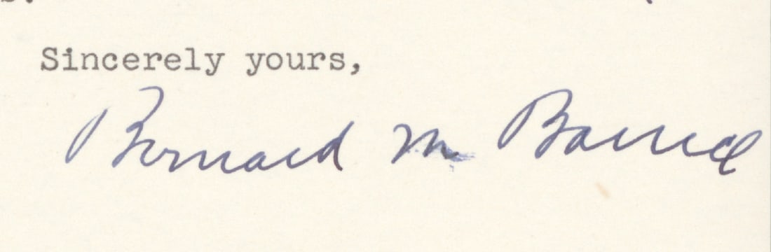 BERNARD BARUCH - 3