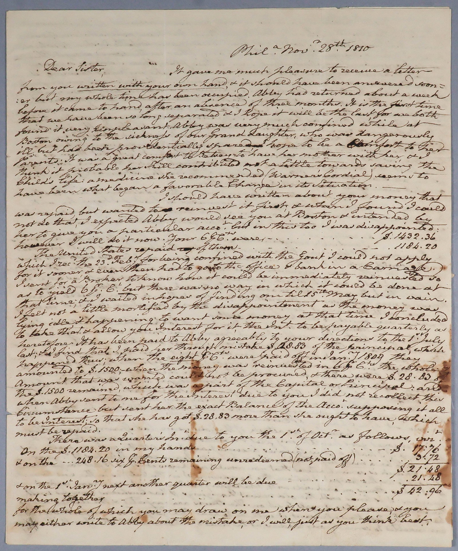 EBENEZER HAZARD: (1744-1817) American public official, the first postmaster of New York appointed by the Continental Congress, and third Postmaster General of the United States under George Washington. Sacked for