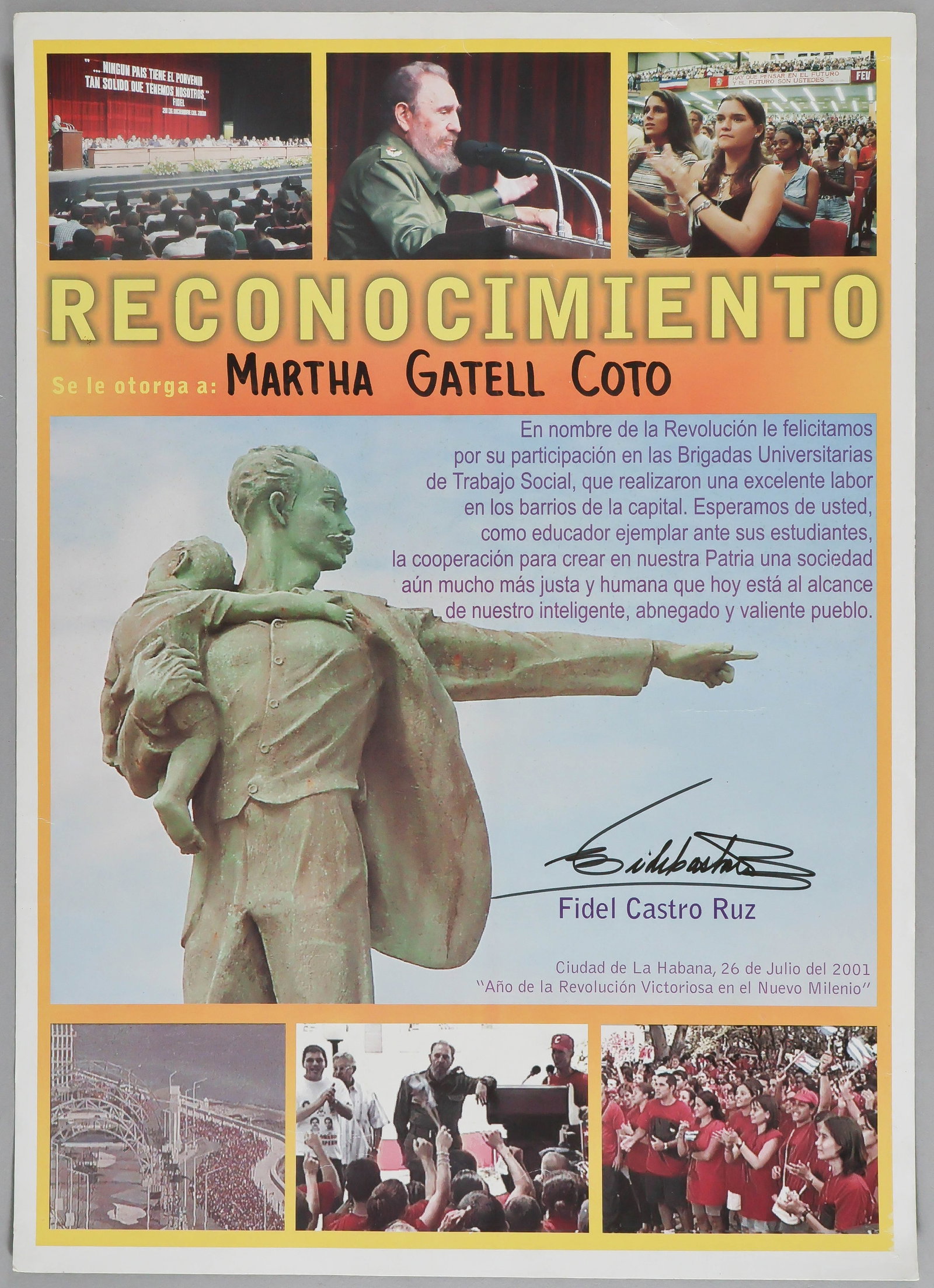 FIDEL CASTRO: (1926 – 2016) Cuban revolutionary who led the guerilla campaign against Batista, overthrowing the dictator and replacing him with the first communist government in the Western Hemisphere.