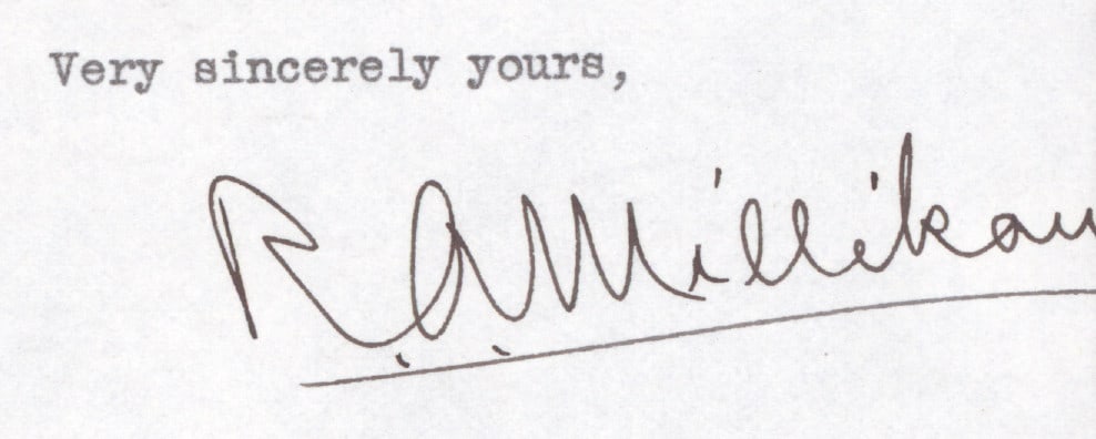 ROBERT A. MILLIKAN - 2
