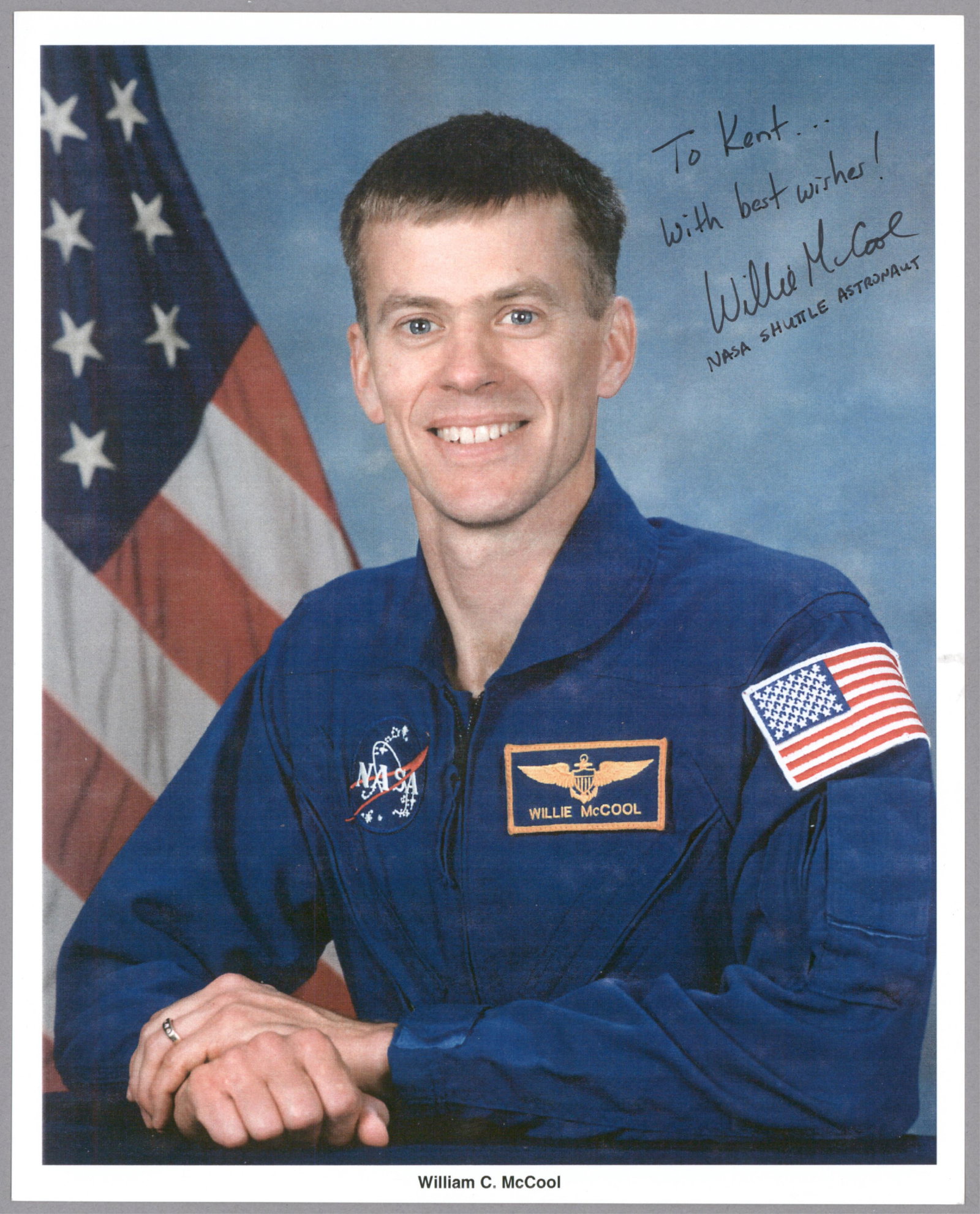 (SPACE SHUTLE COLUMBIA STS-107 DISASTER) WILLIE MCCOOL (1 of 2)