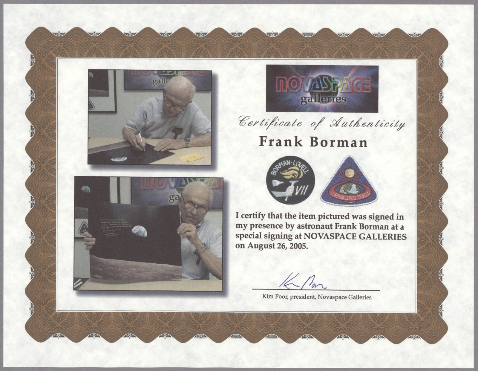 FRANK BORMAN - 3