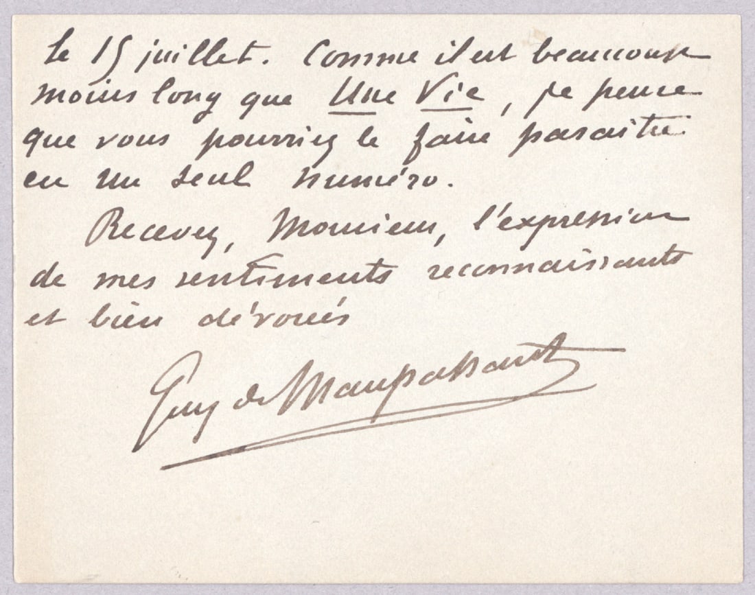 GUY DE MAUPASSANT - 2