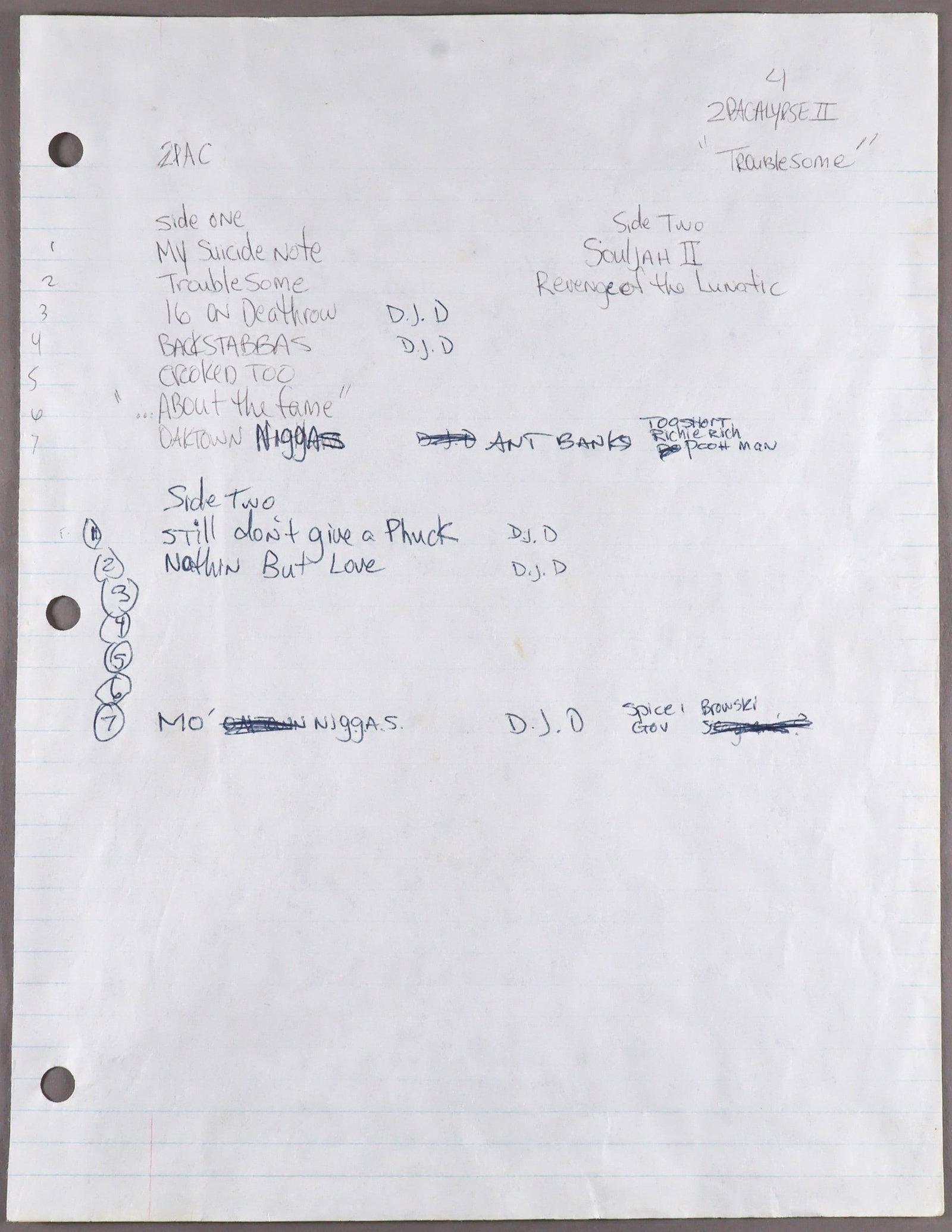 TUPAC SHAKUR (1 of 2)