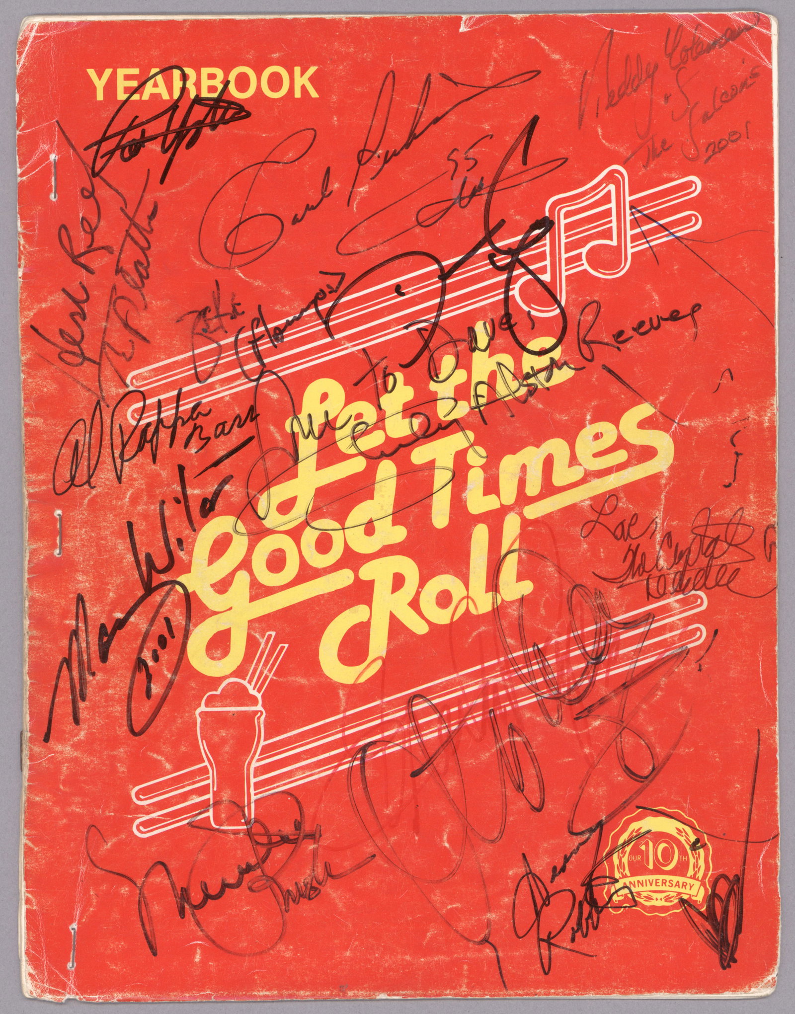 FIFTIES AND SIXTIES ROCK 'N' ROLL SIGNED PROGRAM (1 of 11)