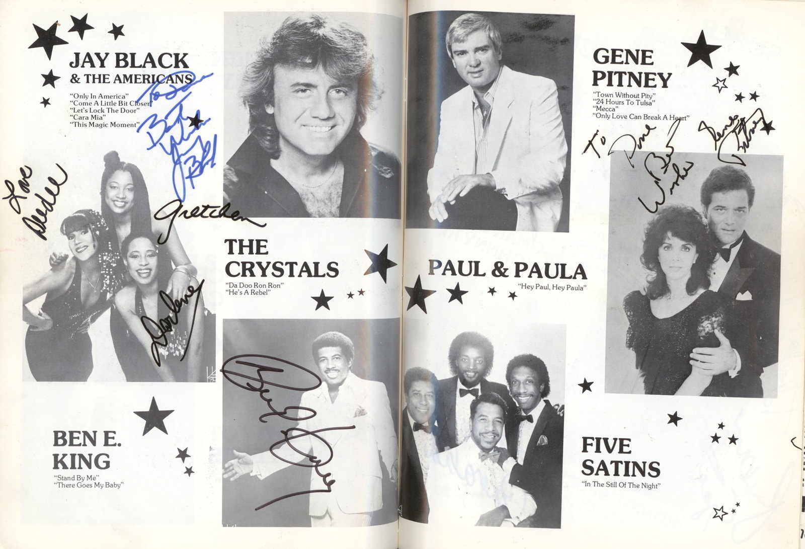 FIFTIES AND SIXTIES ROCK 'N' ROLL SIGNED PROGRAM - 8