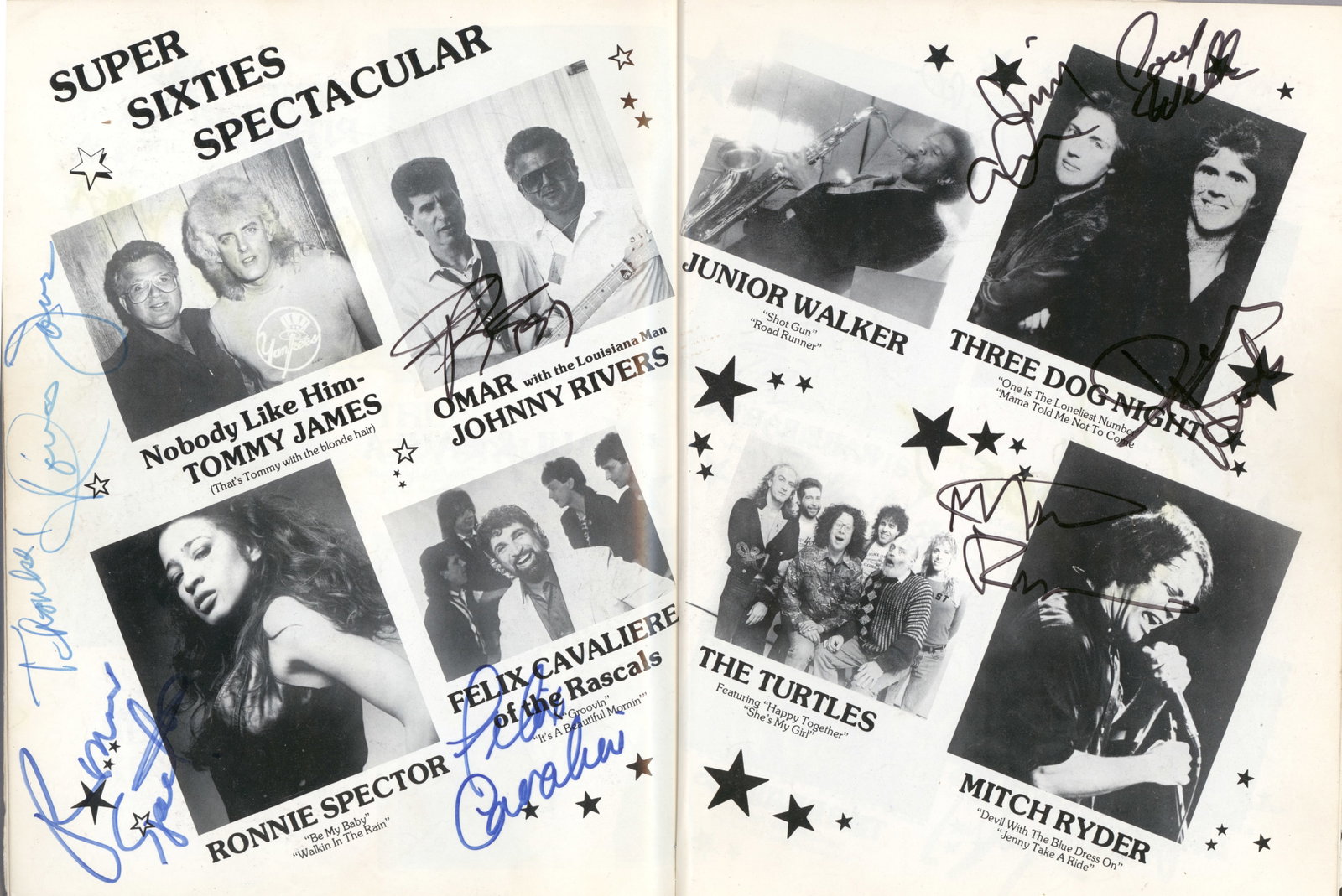 FIFTIES AND SIXTIES ROCK 'N' ROLL SIGNED PROGRAM - 9