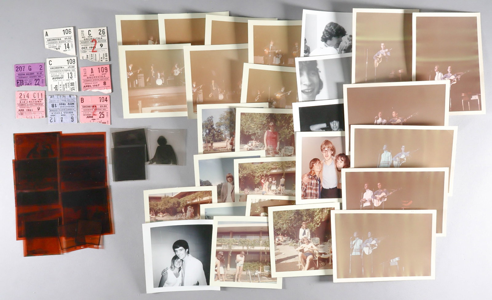 1960S ROCK N’ ROLL TICKET STUBS, PHOTOS AND MORE (1 of 6)