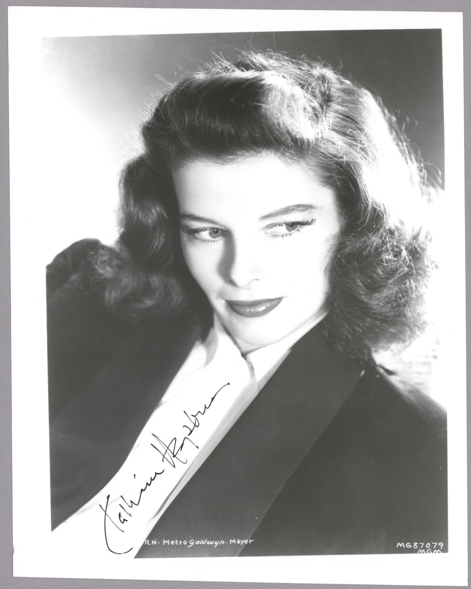 KATHARINE HEPBURN: (1907 - 2003) American actress, considered by the American Film Institute to be the greatest actress of classic Hollywood, and known for culturally significant films such as 'The African Queen',
