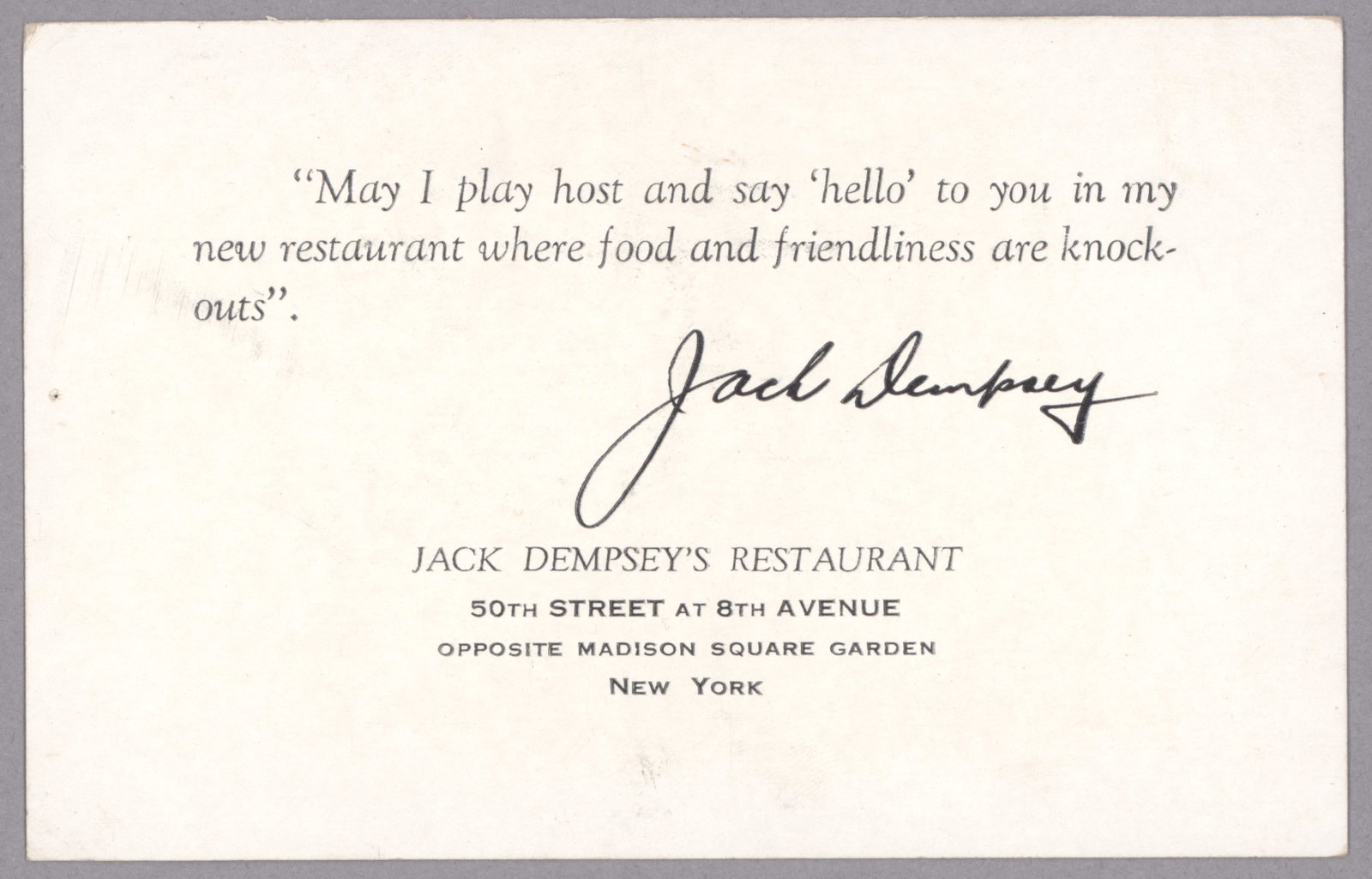 JACK DEMPSEY - 4