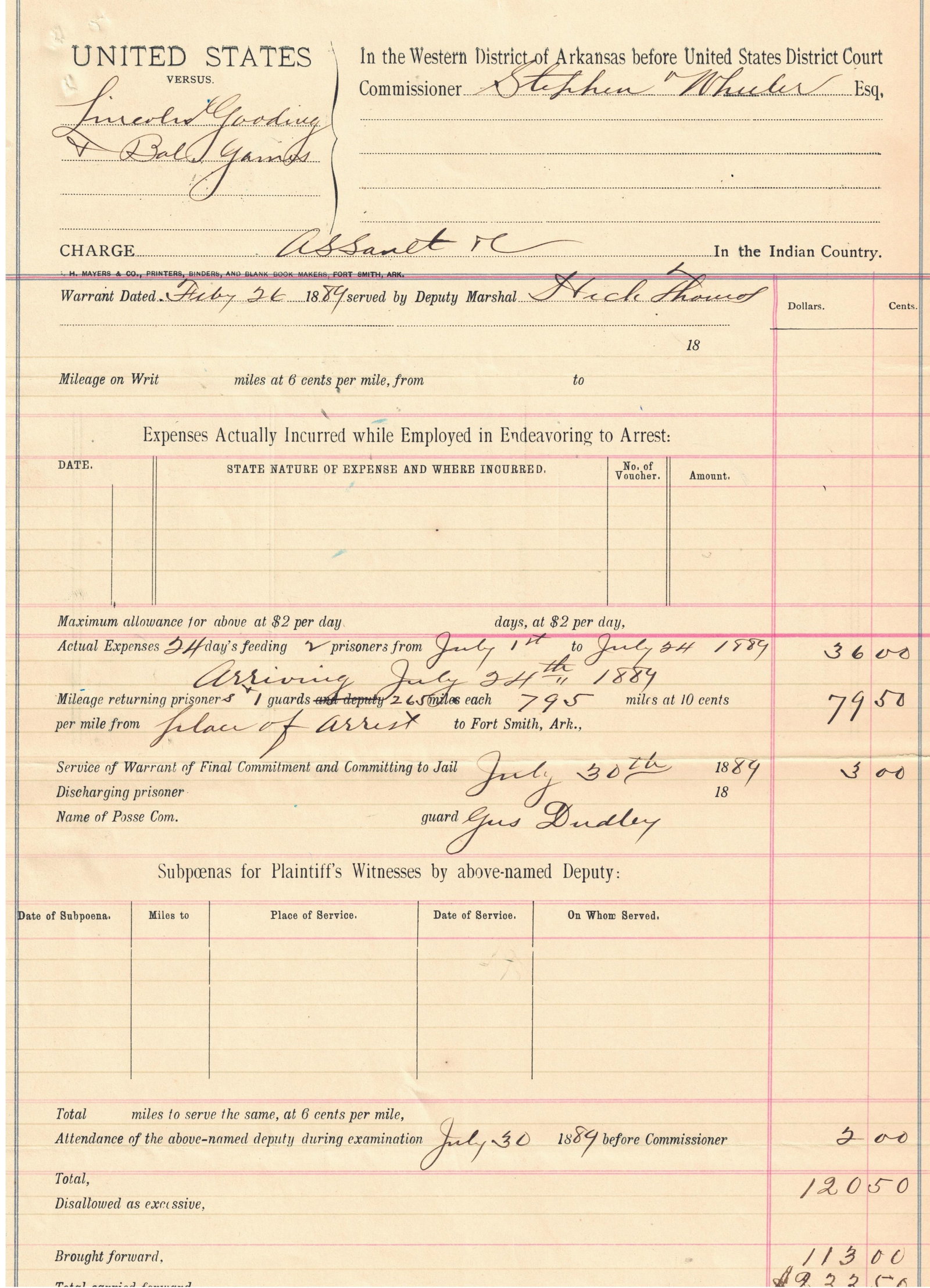HENRY ‘HECK’ THOMAS: (1850 - 1912) Frontier lawman employed by ‘Hanging Judge’ Parker, Thomas was a deadly lawman who, with Bill Tilghman, cleaned up ‘Hell's Half Acre’, killed Bill Doolin, shot Ne