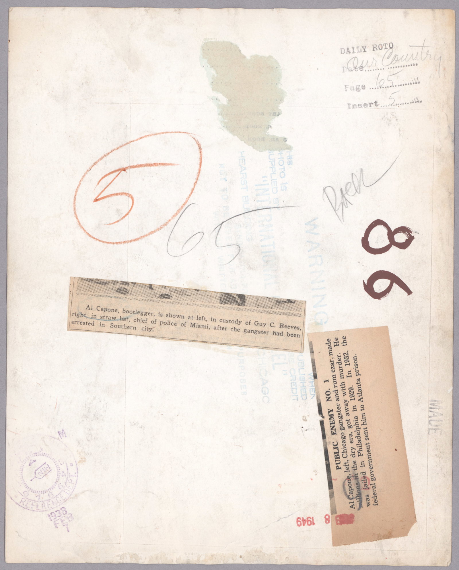 (ALPHONSE CAPONE) - 2
