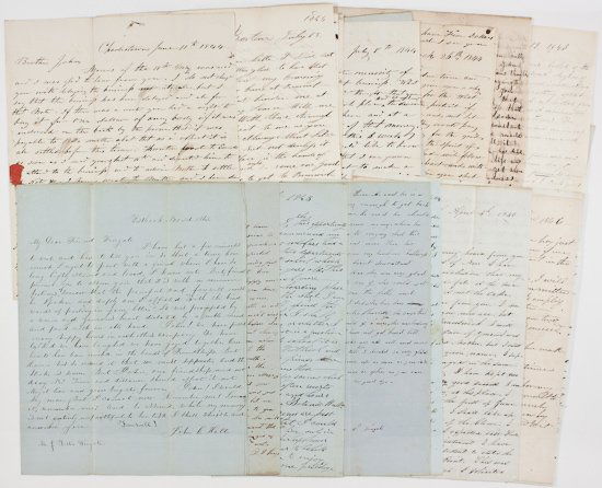 WINGATE FAMILY MORMON CORRESPONDENCE: WINGATE FAMILY MORMON CORRESPONDENCE Small archive of letters addressed to John F. Wingate, a teacher in Maine, from various family members, largely concerning the involvement in the faith and life at
