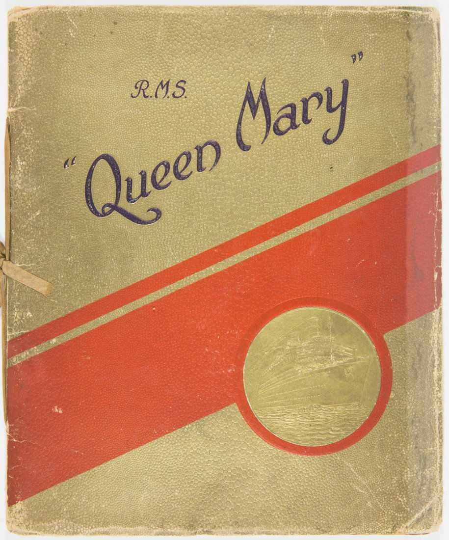 CAPTAIN AND OFFICER-SIGNED SOUVENIR BROCHURE FROM THE: CAPTAIN AND OFFICER-SIGNED SOUVENIR BROCHURE FROM THE QUEEN MARY'S FINAL VOYAGE On Oct. 31, 1967 the elegant liner Queen Mary set sail from Southampton bound for her final lay-up at Long Beach, Ca. wh
