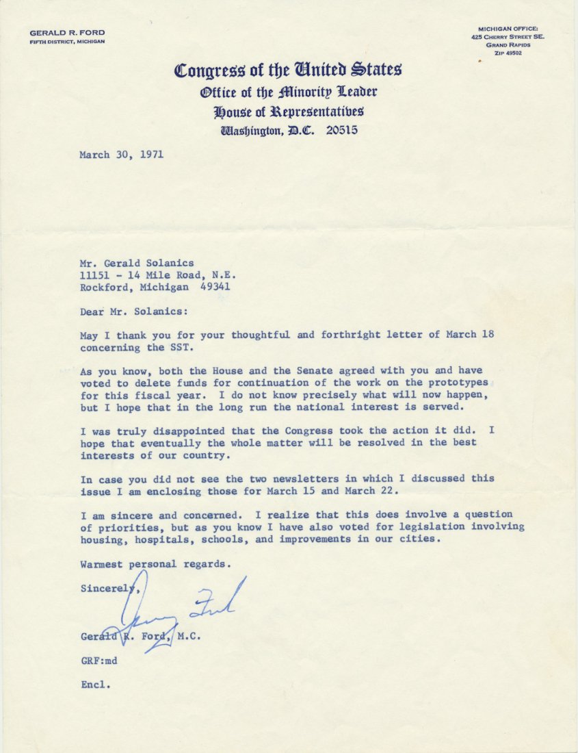 GERALD R. FORD: GERALD R. FORD (1913 - 2006) 38th President of the United States who assumed office upon the resignation of Richard Nixon, who Ford later pardoned for any involvement in the Watergate scandal. T.L.S. 