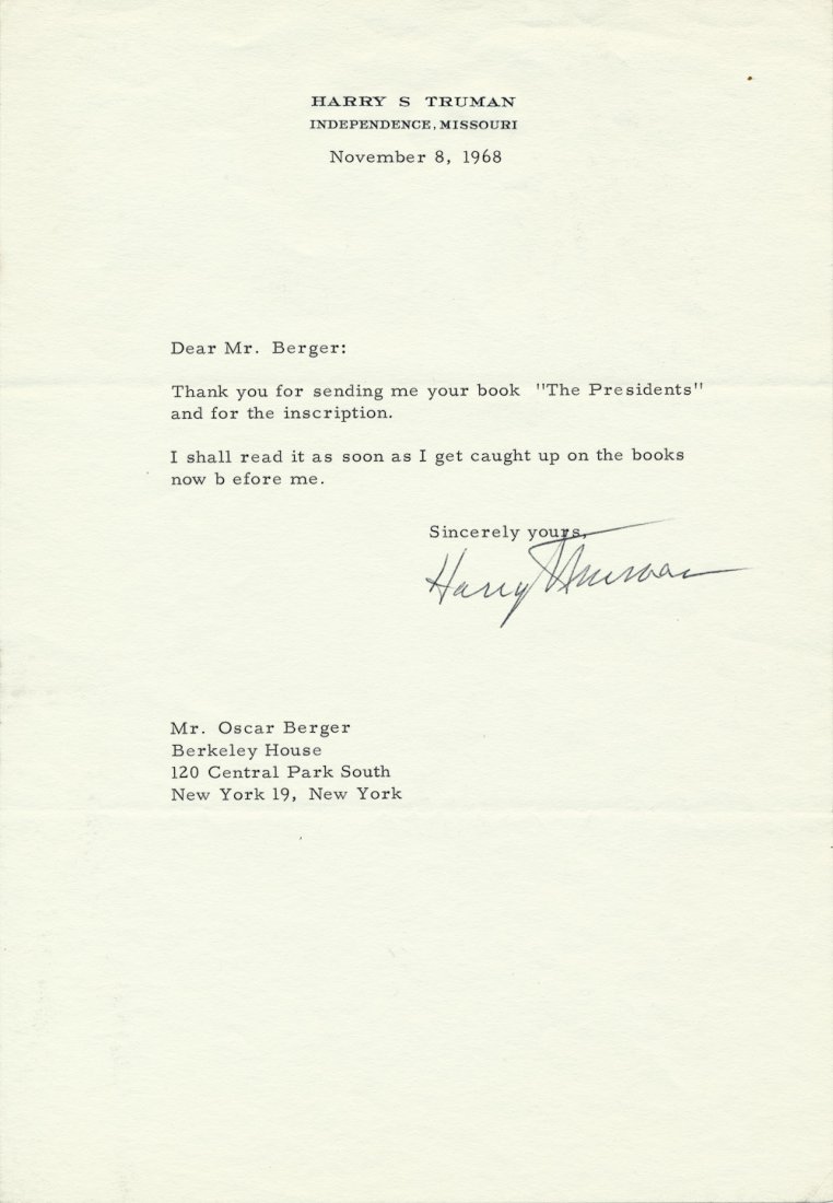HARRY S. TRUMAN: HARRY S. TRUMAN (1884-1972) 33rd President of the United States who led the country in the closing days of World War II and through the re-building of Europe under the Marshall Plan and the Korean War