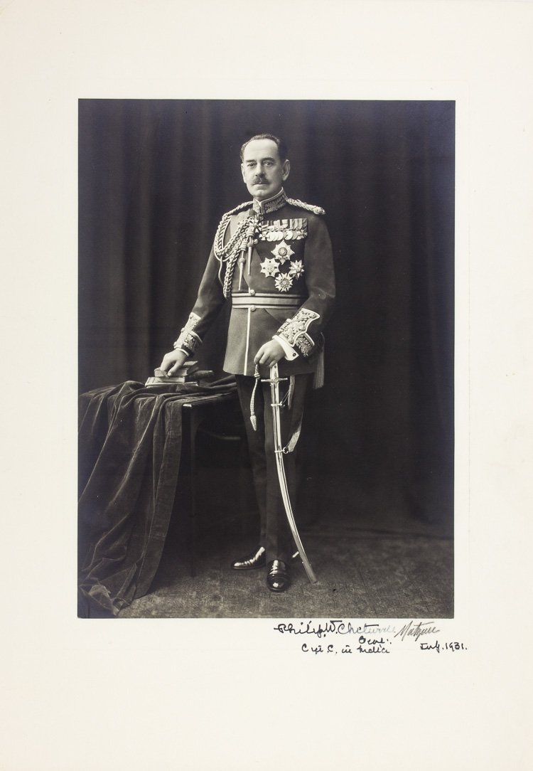 PHILIP CHETWOD explosion in January 1869QQE: PHILIP CHETWODE (1869 - 1950) British Army officer in the First Battle of Ypres and then in the Sinai and Palestine Campaign leading his corps at the First Battle of Gaza at the Battle of Beersheba an