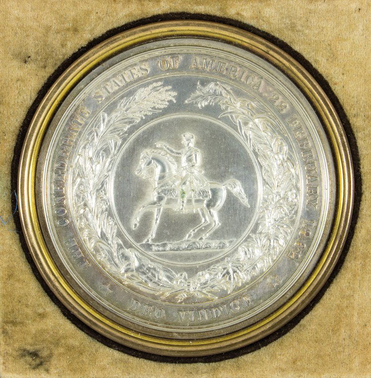 GREAT SEAL OF THE CONFEDERATE STATES, IN SILVER, BOXED Feb 11, 2015