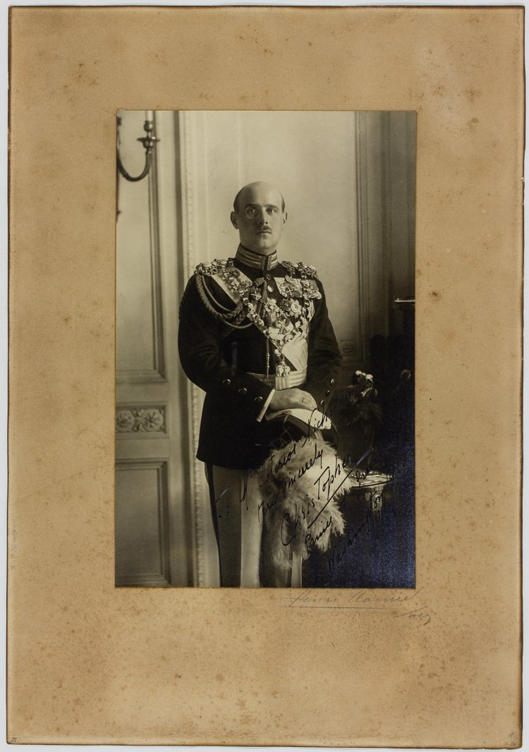 PRINCE CHRISTOPHER OF GREECE AND DENMARK: PRINCE CHRISTOPHER OF GREECE AND DENMARK (1888 - 1940) Son of George I and Olga married an American widow of great wealth followed by a member of the French royal family. I.S.P. ""Christopher Prince o