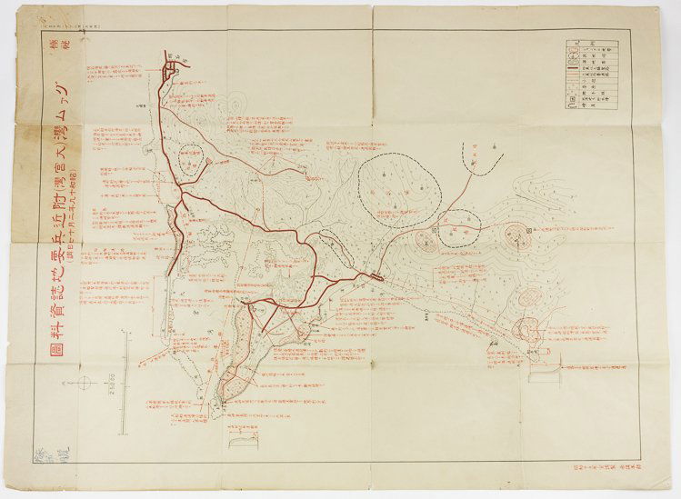 JAPANESE STRATEGIC MAP FROM THE BATTLE OF GUAM (1 of 1)