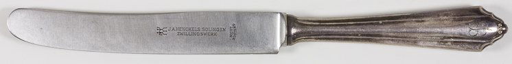EVA BRAUN SILVER DINNER KNIFE (1 of 3)