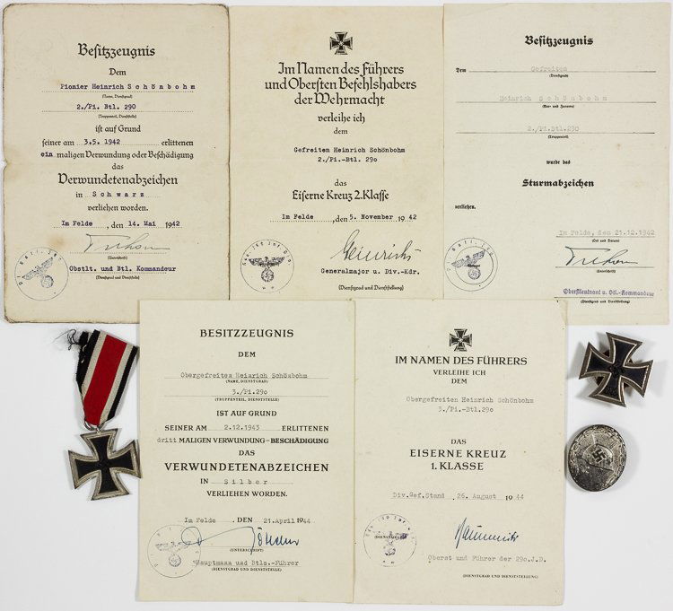 MEDAL AND AWARD GROUPING OF PIONEER OBERGEFREITEN (1 of 1)