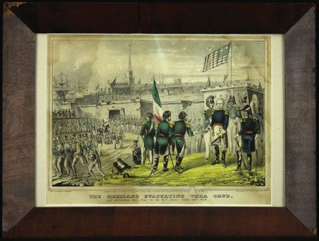 MEXICAN WAR LITHOGRAPH (1 of 1)