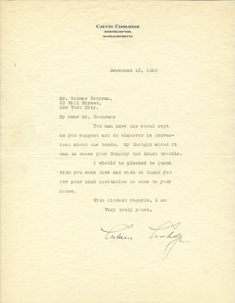 CALVIN COOLIDGE (1 of 1)