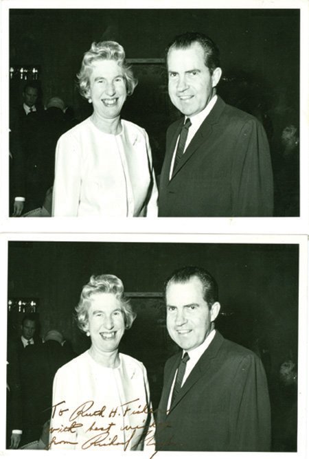RICHARD M. NIXON: RICHARD M. NIXON (1913 - 1994) Thirty-seventh President of the United States who led during the Vietnam War, re-opened diplomatic ties with China and the U.S.S.R., resigned his office due to the Water