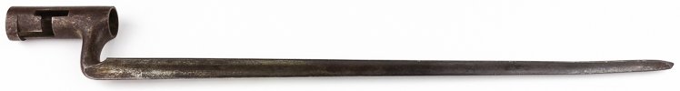 MODEL 1816 "US SC" BAYONET: MODEL 1816 "US SC" BAYONET Triangular socket bayonet for the US M1816 musket, 15 3/4" blade, 19" overall, with a 3" socket. The blade is stamped: "US/SC" indicating that it was made for the US governm