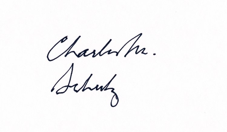 CHARLES M. SCHULZ (1 of 1)