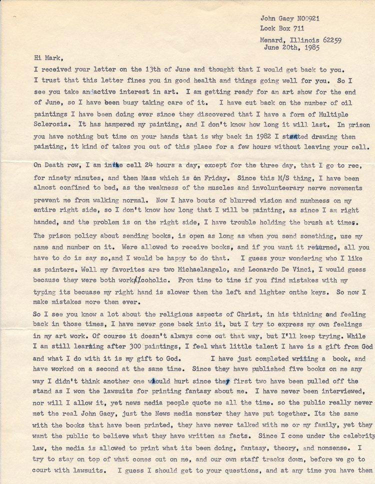 JOHN WAYNE GACY (1 of 2)