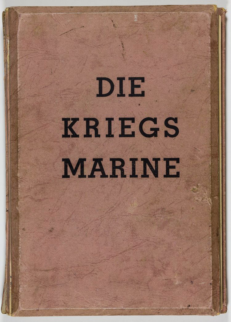 STEREOSCOPIC ALBUM "DIE KRIEGSMARINE": STEREOSCOPIC ALBUM "DIE KRIEGSMARINE" Album of stereoscopic images "Die Kriegmarine", (Munich: Raumbild Verlag Otto Schoenstein), 86pp. 4to. with color plates and 99 of 100 stereoscopic pictures and v