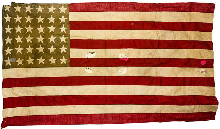 36 STAR AMERICAN FLAG BANNER (1 of 2)