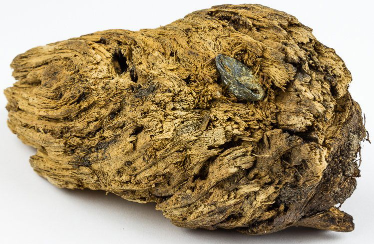 CIVIL WAR BULLET IN WOOD: CIVIL WAR BULLET IN WOOD Nice larger section of unfinished wood, 10" x 3", bearing at center an embedded minie ball. Recovered from a Virginia battlefield.