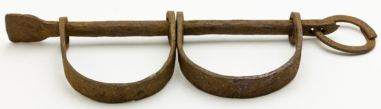 MIDDLE PASSAGE SLAVE SHACKLES (1 of 3)