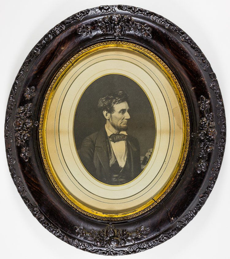 ABRAHAM LINCOLN PHOTO-LITHOGRAPH (1 of 2)