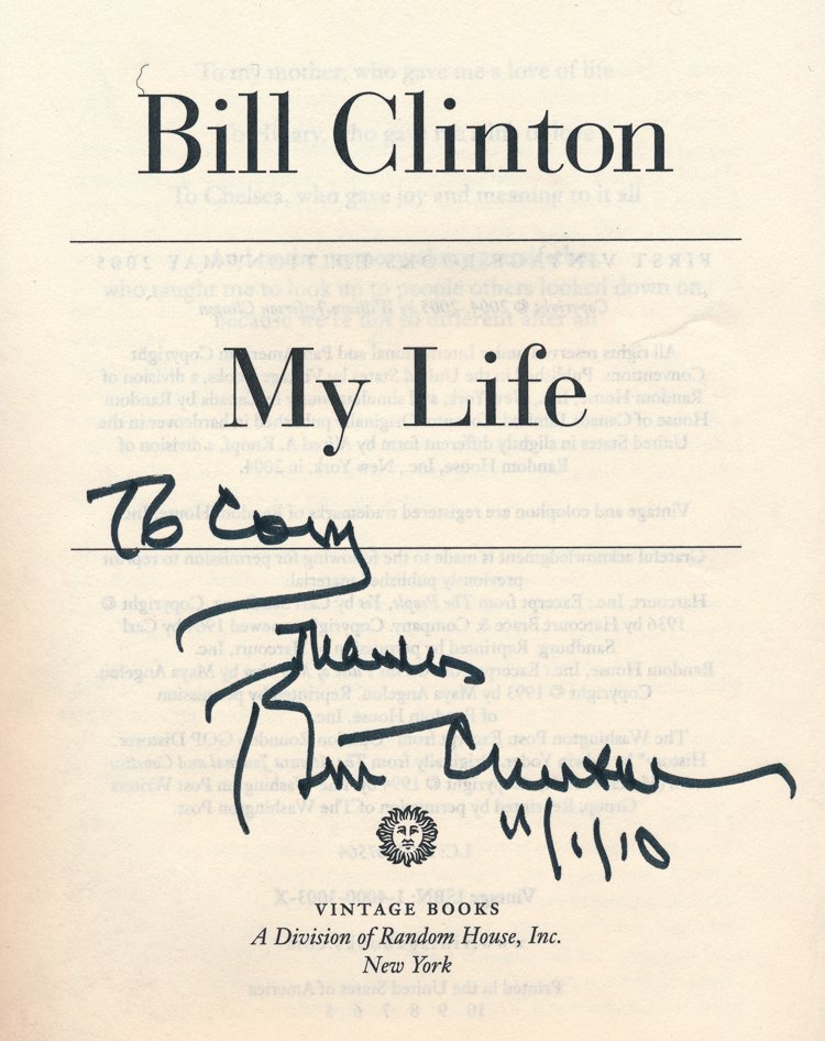 WILLIAM J. CLINTON (1 of 2)